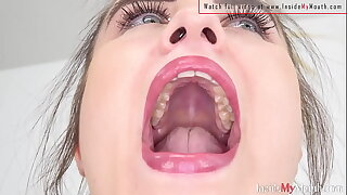 Mouth fetish sheet - Victoria - perfect teeth and full lips